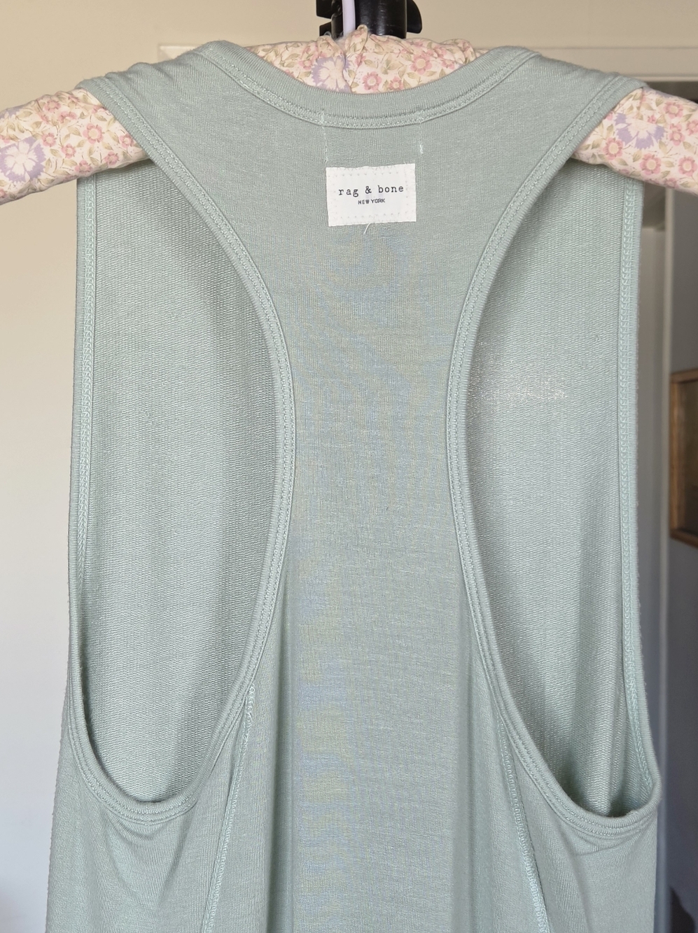 Rag & Bone Sleeveless Mint Green Maxi Dress - Picture 3 of 7